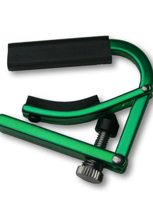Shubb Lite Banjo Capo Radius Fretboard Green