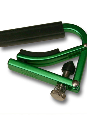 Shubb Lite Ukulele Capo Flat Fretboard Green