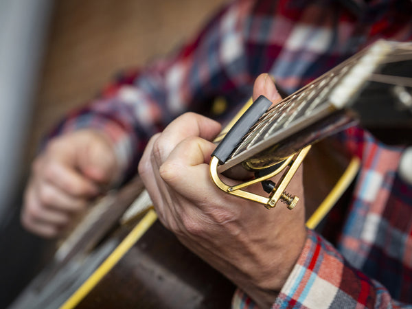 Shubb Original Nylon-String Guitar Capo Brass