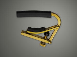 Shubb Vintage Curved Fretboard Guitar Capo Brass
