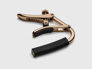 Shubb Vintage Curved Fretboard Guitar Capo Royale Titanium Rose Gold