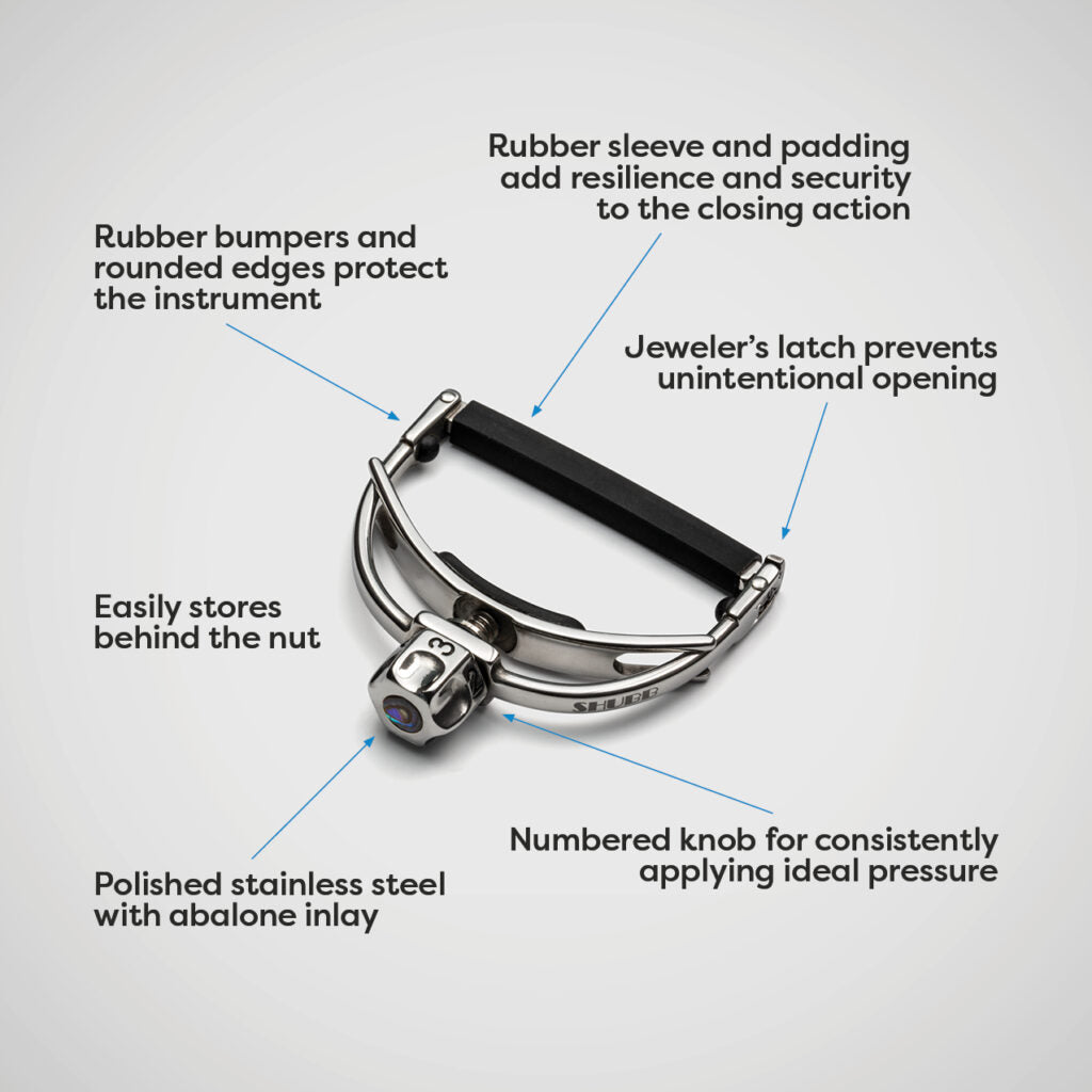 Shubb FineTune, Wide Neck – Shubb Capos