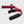 Shubb Lite Ukulele Capo Flat Fretboard Red