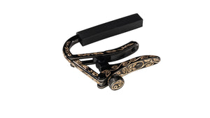 Shubb Nylon-String Guitar Capo Engraved Black