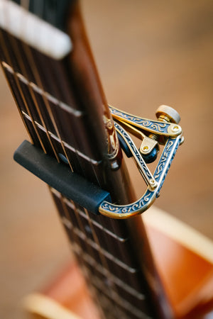 Shubb Steel-String Guitar Capo Sequoia Brass