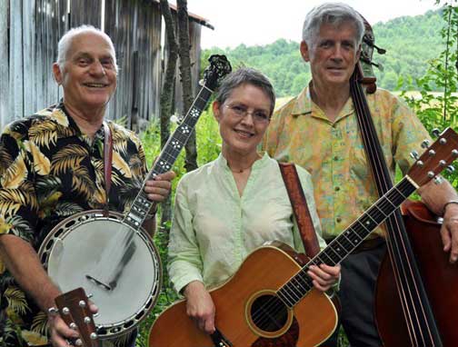 Eddie and Martha Adcock with Tom Gray